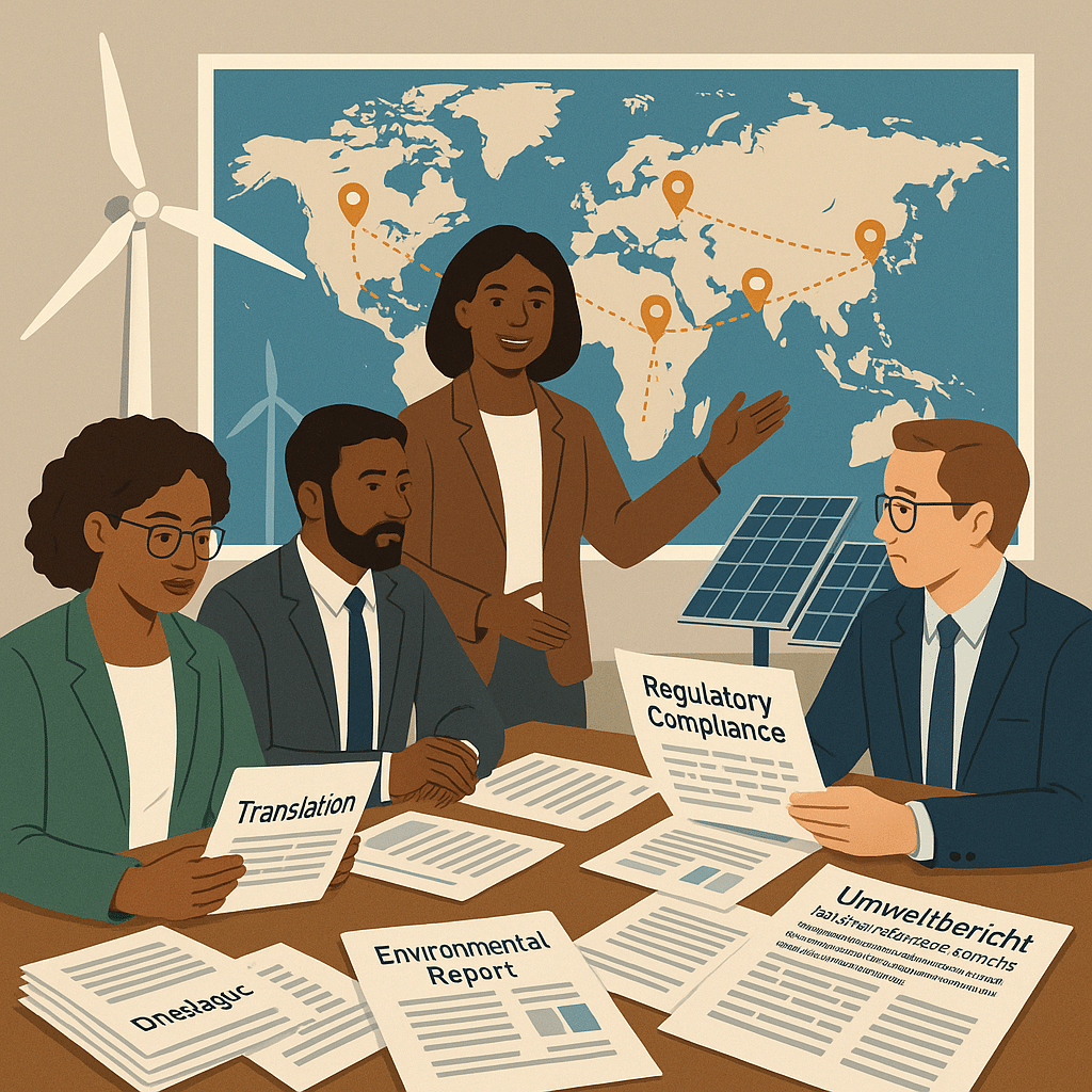 traduction étude impact environnemental - illustration